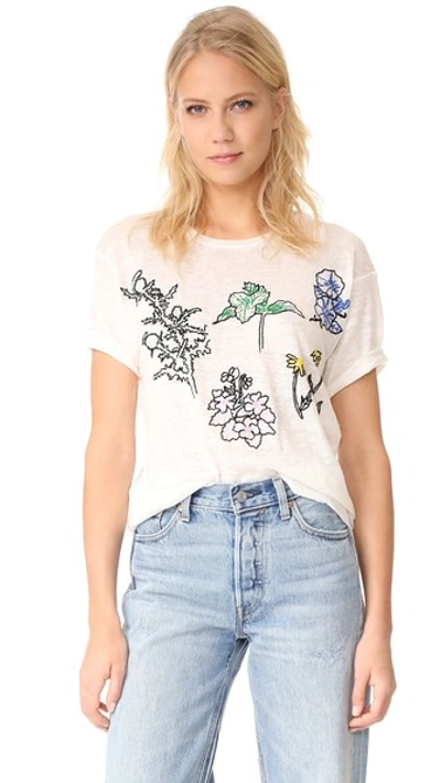 Banner Day Flowers Of The Great Lakes Tee In Bone