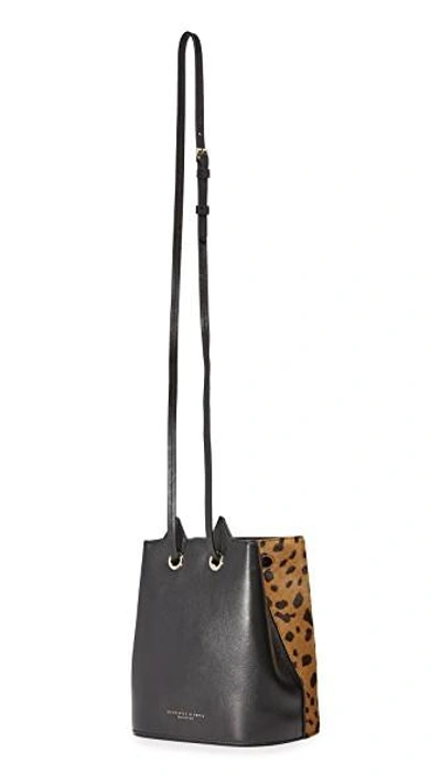 Shop Charlotte Olympia Feline Bucket Bag In Hyena