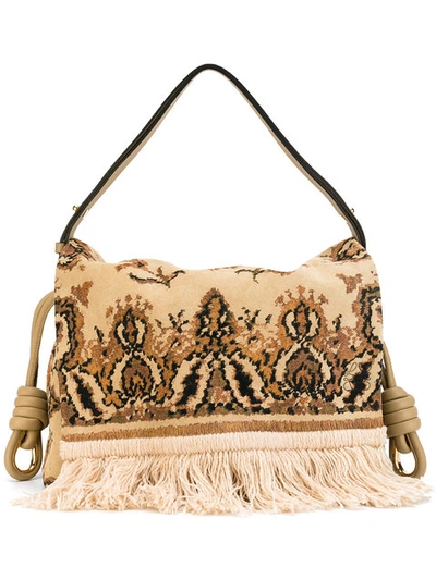 Loewe Flamenco Flap Tapestry Bag