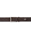 GUCCI Embossed Leather Belt