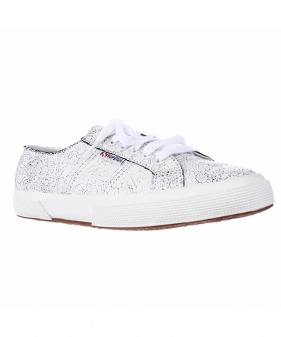 Superga 2750 Crackedleaw Low-top Fashion Sneakers - White'