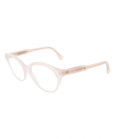 Balenciaga Ba5001/v 073 Light Rose Round Prescription-eyewear-frames In Pink