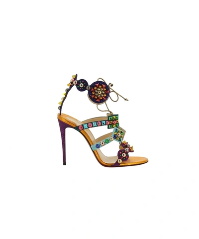 Christian Louboutin Women&#39;s  Multicolor Suede Sandals' In Multiple Colors