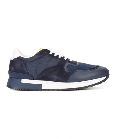 Givenchy Men&#39;s  Blue Suede Sneakers'
