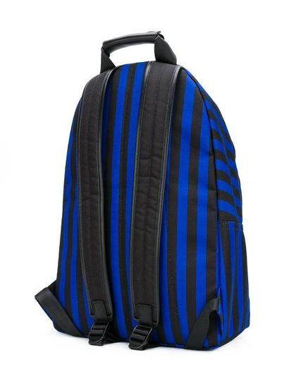 Shop Ami Alexandre Mattiussi Zipped Backpack - Blue