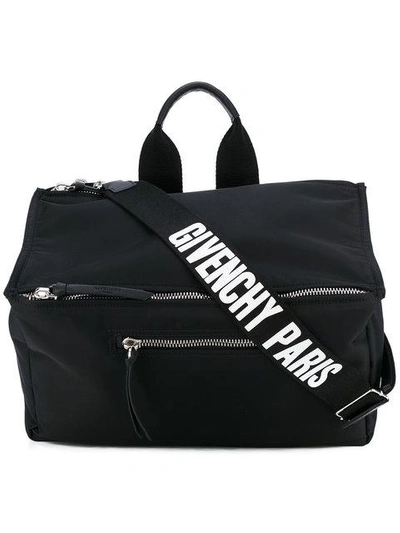 Shop Givenchy Pandora Shell Bag In Black
