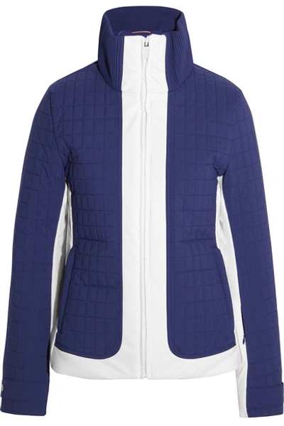 Fusalp Woman Two-tone Quilted Shell Jacket Navy