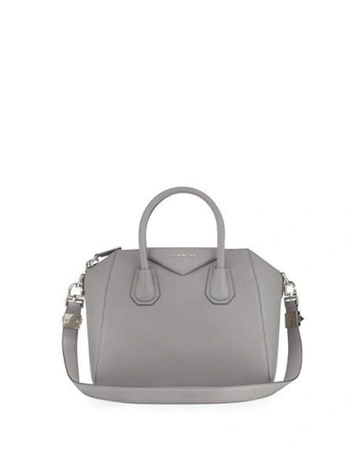 Givenchy Antigona Small Sugar Satchel Bag, Pearl Gray, Pearl Grey