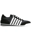 Dsquared2 New Runner Sneakers In Bianco/nero