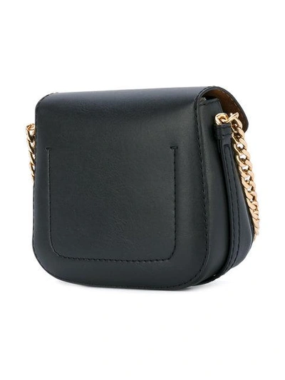 Shop Stella Mccartney Stella Popper Small Shoulder Bag - Black