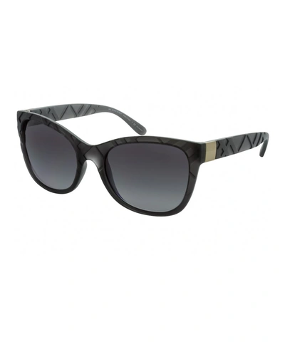 Burberry Polarized Sunglasses, Be4219 In Grey/polar Grey Gradient