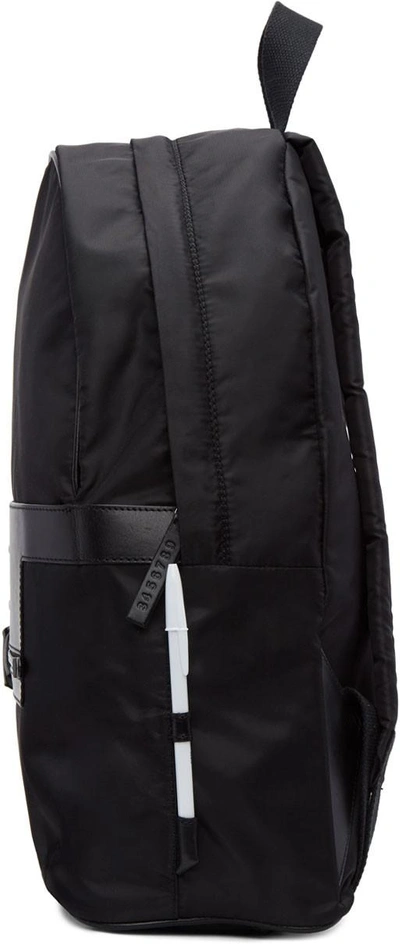 Shop Maison Margiela Black Nylon Backpack