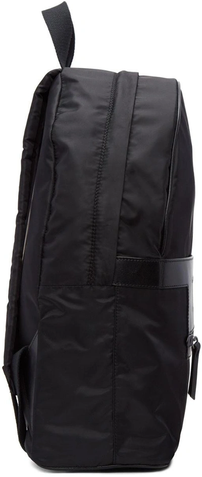 Shop Maison Margiela Black Nylon Backpack