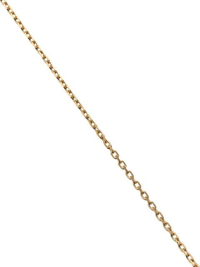 Shop Aurelie Bidermann Slim Chain Necklace In Metallic