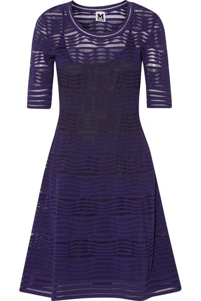 M Missoni Metallic Crochet-knit Dress