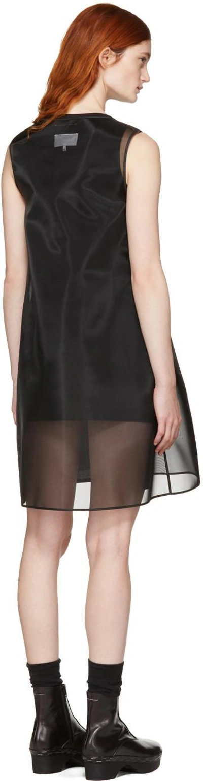 Shop Mm6 Maison Margiela Black Crinoline Dress In 900 Black