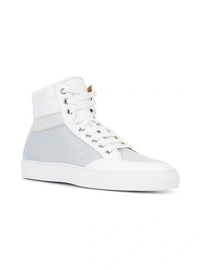 Shop Koio Primo Luna Mesh Hi-top Sneakers In White
