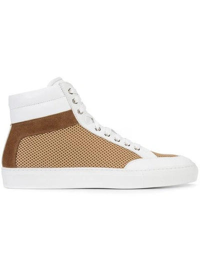 Shop Koio Primo Arena Mesh Hi-top Sneakers In White