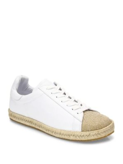 Shop Alexander Wang Rian Espadrille Sneakers In Optic White