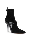 GIVENCHY New Feminie Line Leather Stretch Booties