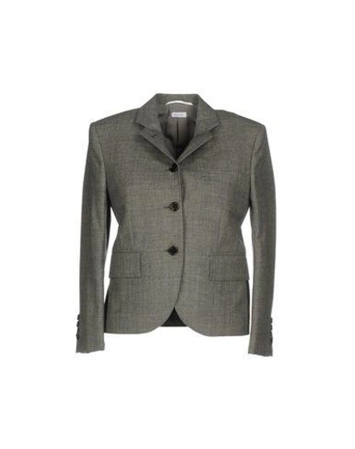 Shop Thom Browne Blazer In Grey