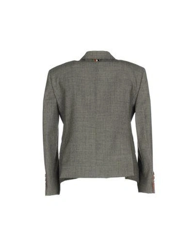 Shop Thom Browne Blazer In Grey
