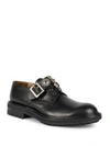 ALEXANDER MCQUEEN Jewel Lace-Up Leather Derbys