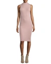 ATM ANTHONY THOMAS MELILLO MODAL RIB SLEEVELESS JERSEY DRESS,PROD128560041