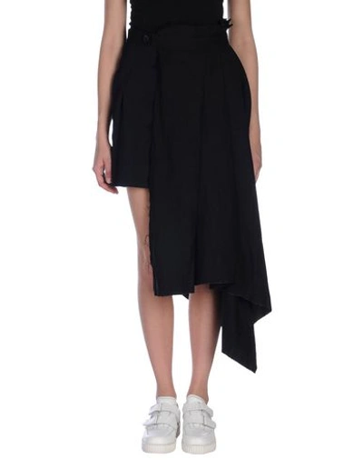 Isabel Benenato 3/4 Length Skirts In Black