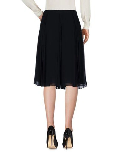 Shop Michael Michael Kors Knee Length Skirts In Black