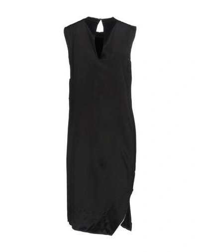 Shop Dkny Knee-length Dress In Black