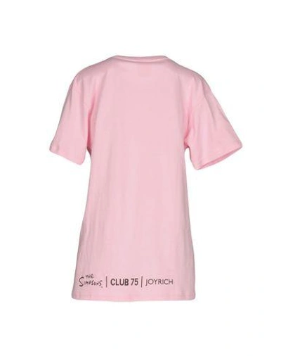 Shop Joyrich T-shirts In Pink