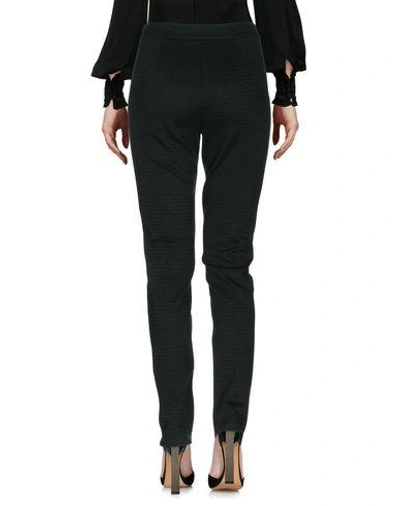 Shop Max Mara Casual Pants In Dark Green