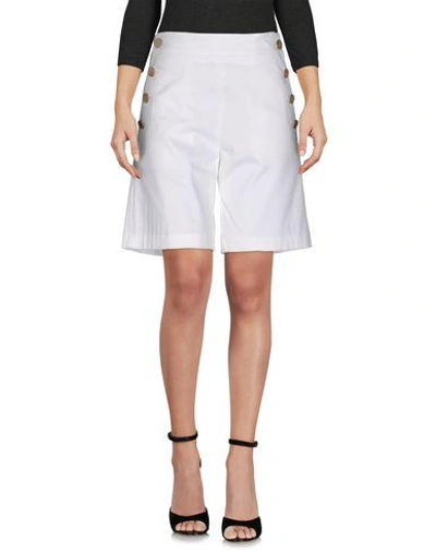Max Mara Shorts In White