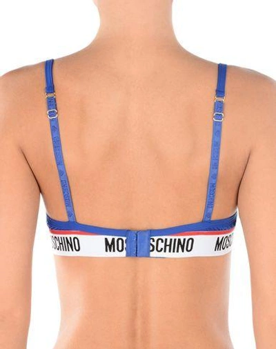 Shop Moschino Underwear Bra In Blue