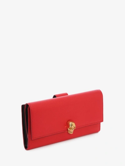 Shop Alexander Mcqueen Skull Continental Wallet