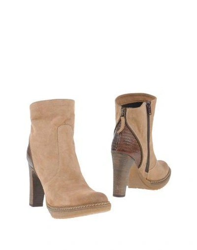 Shop Manas Ankle Boots In Camel
