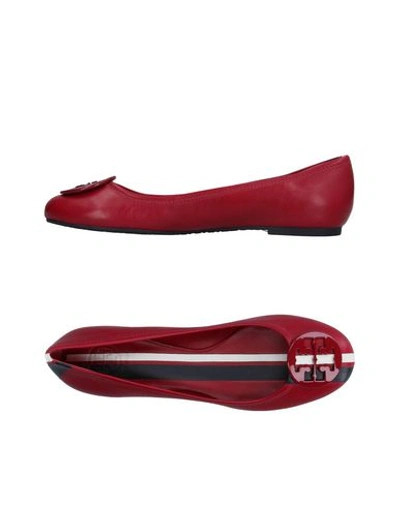 Tory Burch Ballet Flats In Red