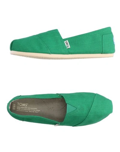 Toms Sneakers In Green