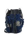 ANTIK BATIK SEQUINED BUCKET BAG,0400094296933