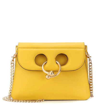 Jw Anderson Exclusive To Mytheresa.com – Pierce Mini Leather Crossbody Bag In Luttercup Yellow