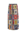 GUCCI PRINTED SILK SKIRT,P00268079