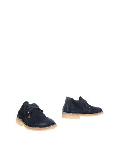 Shop Ndc Ankle Boots In Dark Blue