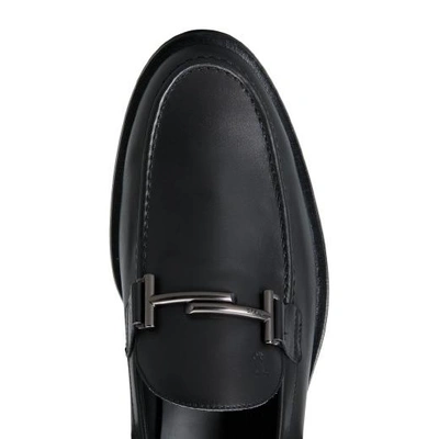 Shop Tod's Loafer In Leather In Black