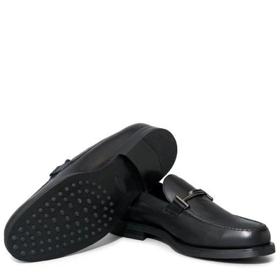 Shop Tod's Loafer In Leather In Black