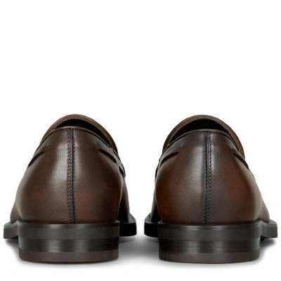 Shop Tod's Moccasin In Leather In Brown