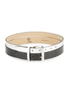 MCQ BY ALEXANDER MCQUEEN Leather Colorblock Belt