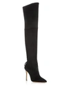 POUR LA VICTOIRE Caterina Over The Knee High Heel Boots,1807421BLACK