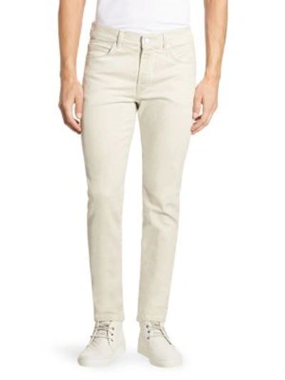 Mcq By Alexander Mcqueen Swallow Strummer Jeans In Optic White