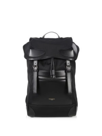 Givenchy Cordura Canvas Backpack In Deep Black